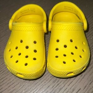 CROCS Kids Bright Yellow Sandals